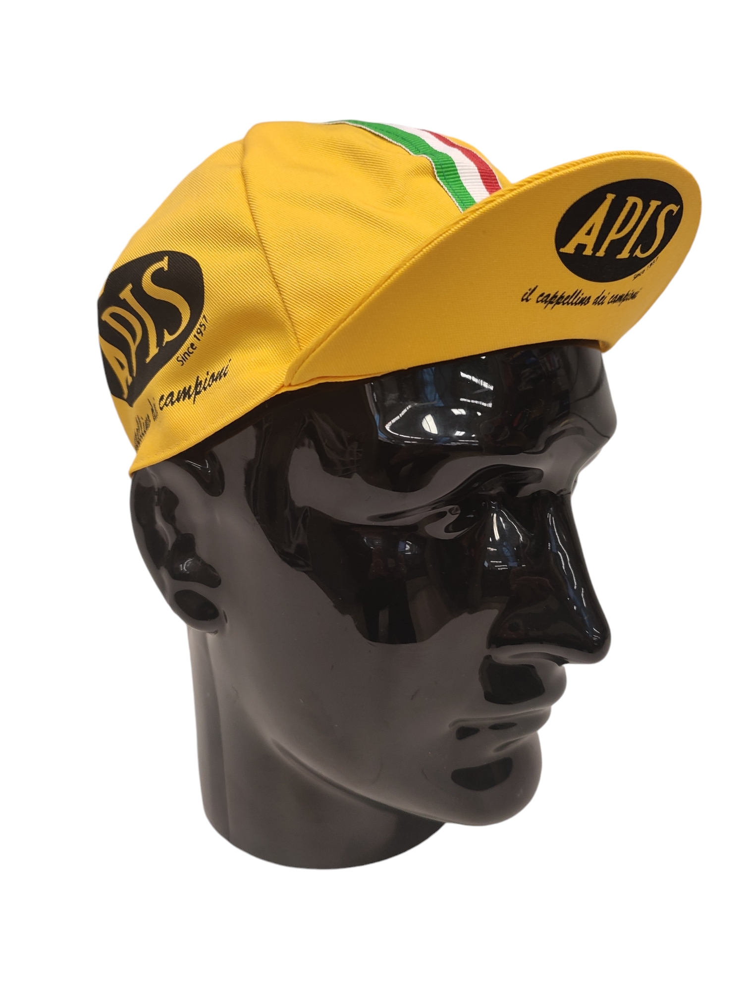 APIS Profi-Rennmützen Retro Style VINTAGE YELLOW