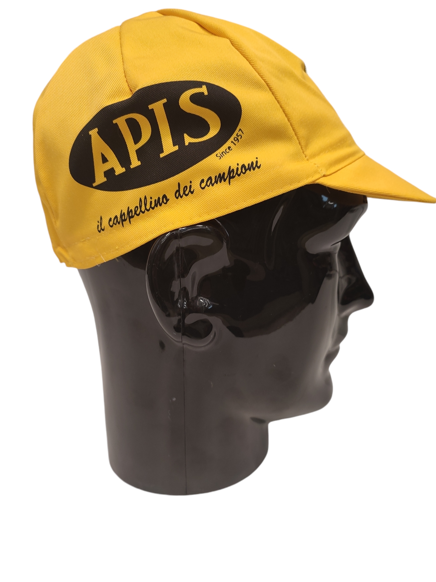 APIS Profi-Rennmützen Retro Style VINTAGE YELLOW