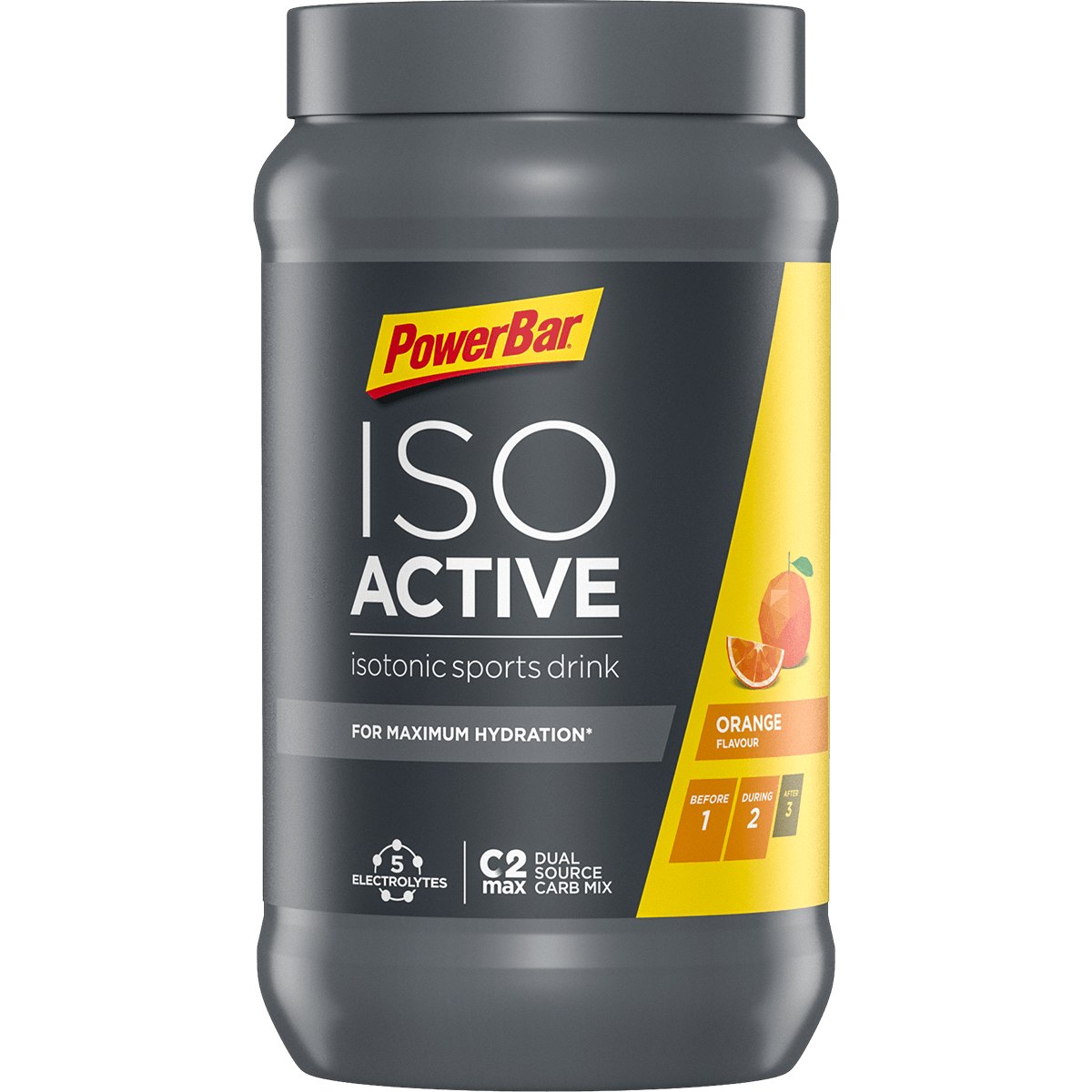 POWERBAR Sportgetränk Isoactive Orange 600 g