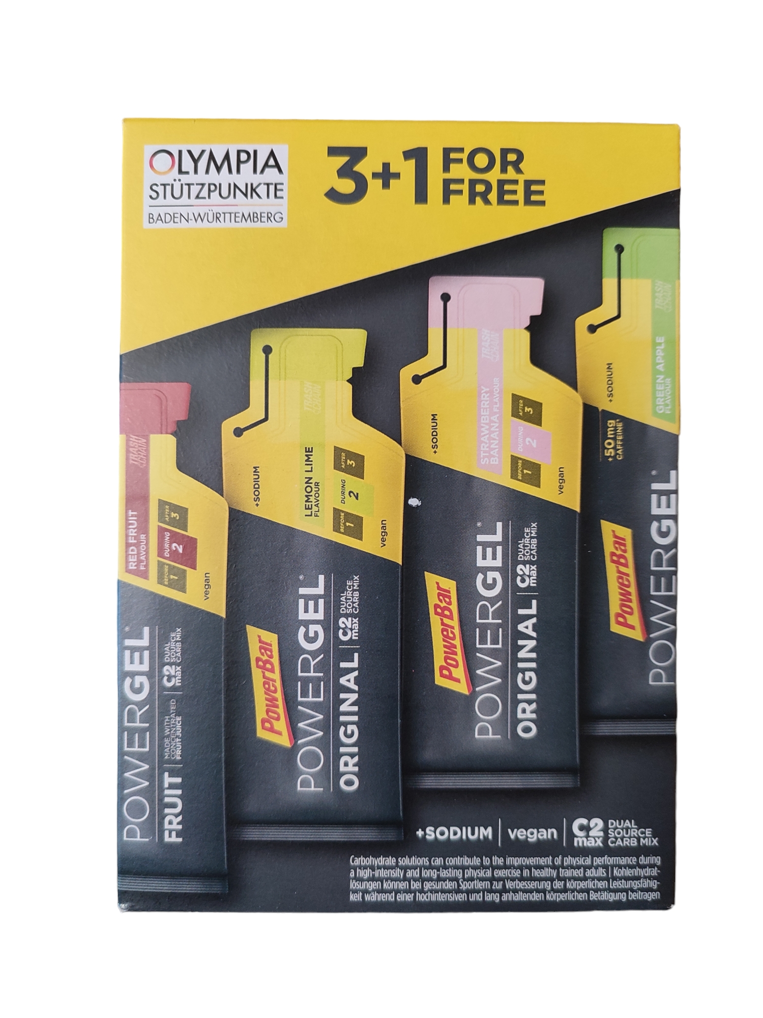 POWERBAR Multiflavour Pack 3+1 PowerGel