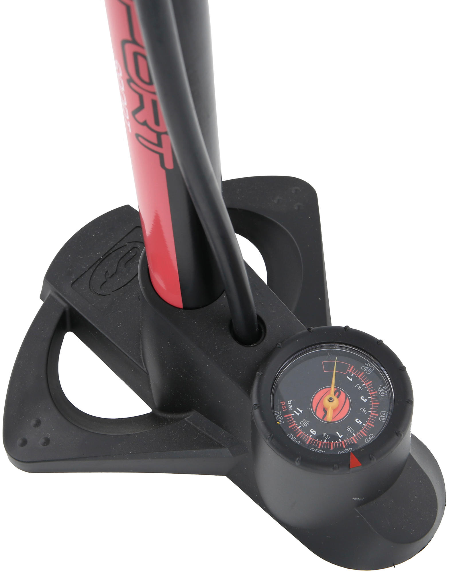 CONTEC Standpumpe Air Support Sport schwarz/rot