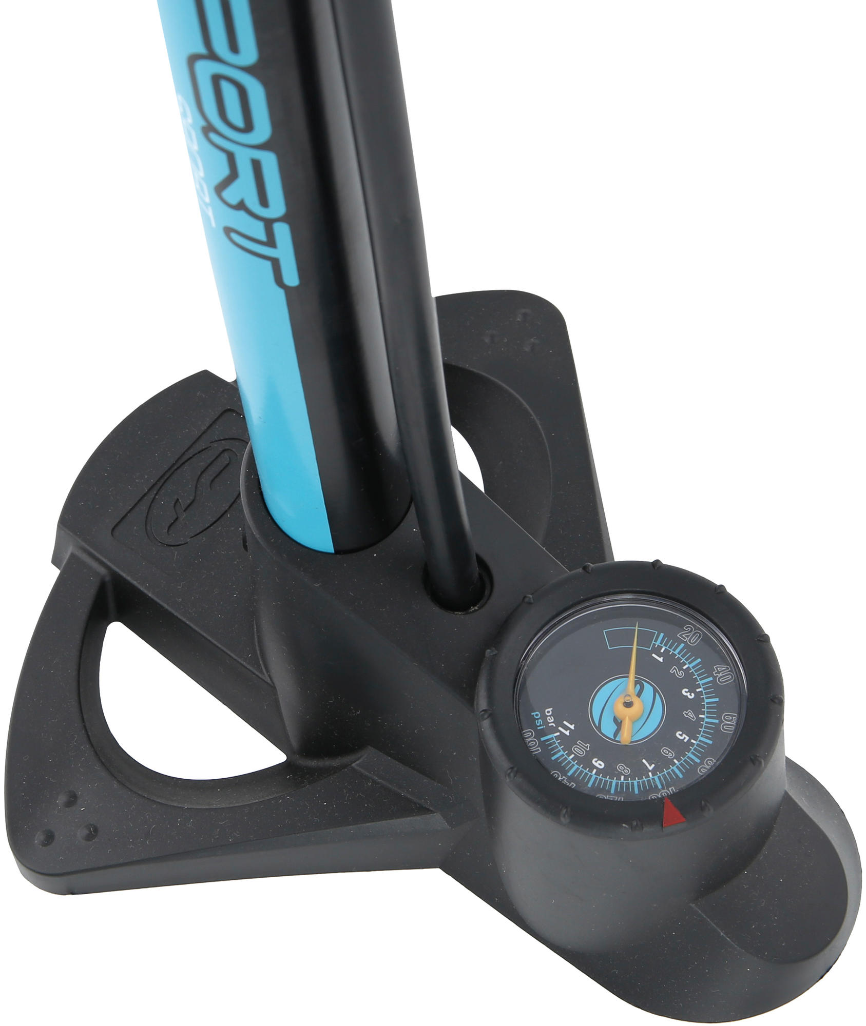 CONTEC Standpumpe Air Support Sport schwarz/blau